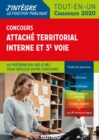 Image for Concours Attache Territorial Interne Et 3E Voie: Tout-En-Un - 2020