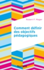 Image for Comment Definir Des Objectifs Pedagogiques
