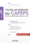 Image for Toutes Les Epreuves Du CAPEPS Et De L&#39;agregation d&#39;EPS - 2E Ed: Tout-En-Un