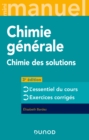 Image for Mini Manuel - Chimie Generale - 3E Ed: Chimie Des Solutions