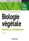 Image for Biologie Vegetale: Nutrition Et Metabolisme - 3E Ed
