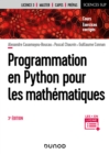 Image for Programmation En Python Pour Les Mathematiques - 3E Ed