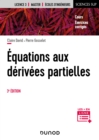 Image for Equations aux derivees partielles - 3e ed.: Cours et exercices corriges