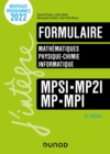 Image for Formulaire MPSI-MP2I-MP-MPI - 8E Ed: Mathematiques - Physique-Chimie - Informatique