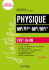 Image for Physique Tout-En-Un MP/MP*-MPI/MPI* - 5E Ed