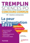 Image for Tremplin Concours IEP Questions Contemporaines 2023: La Peur. L&#39;alimentation