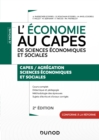 Image for L&#39;economie Au CAPES De Sciences Economiques Et Sociales - 2E Ed