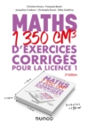 Image for Maths - 1350 Cm3 D&#39;exercices Corriges Pour La Licence 1 - 2E Ed
