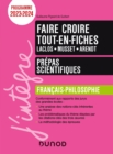 Image for Thème Français-philosophie - Tout-en-fiches - Prépas scientifiques - Programme 2023-2024