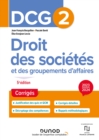 Image for DCG 2 - Droit des societes et des groupements d&#39;affaires - Corriges 2023-2024