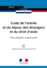 Image for Code De L&#39;entree Et Du Sejour Des Etrangers Et Du Droit D&#39;asile: Parties Legislative Et Reglementaire - 20055