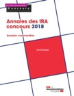 Image for Annales Des IRA - Concours 2018