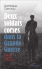 Image for Deux soldats corses dans la Grande guerre: Vosges, Somme et Balkans