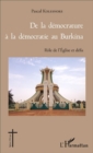 Image for De la democrature a la democratie au Burkina: Role de l&#39;Eglise et defis