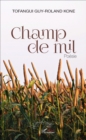 Image for Champ de mil: Poesie