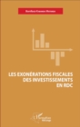 Image for Les exonerations fiscales des investissements en RDC