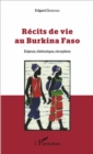 Image for Recits de vie au Burkina Faso: Enjeux, rhetorique, reception