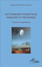 Image for Dictionnaire phonetique phonetique Bamileke et proverbes: Cles pour la comprehension