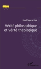 Image for Verite philosophique et verite theologique