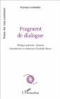 Image for Fragment de dialogue: Bilingue polonais - francais