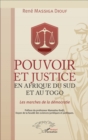 Image for Pouvoir Et Justice En Afrique Du Sud Et Au Togo: Les Marches De La Democratie