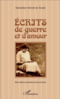 Image for Ecrits de guerre et d&#39;amour