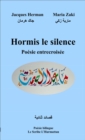 Image for Hormis le silence: Poesie entrecroisee