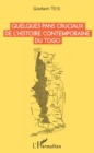 Image for Quelques pans cruciaux de l&#39;histoire contemporaine du Togo