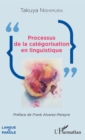 Image for Processus de la categorisation en linguistique