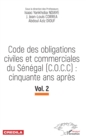 Image for Code des obligations civiles et commerciales du Senegal (C.O.C.C): cinquante ans apres: Vol.2