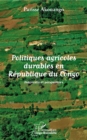 Image for Politiques agricoles durables en Republique du Congo: Diagnostic et perspectives