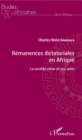 Image for Remanences dictatoriales en Afrique: La societe close et ses amis