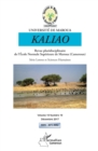 Image for Kaliao 10 revue pluridisciplinaire de l&#39;Ecole Normale Superieure de Maroua (Cameroun): Serie Lettres et Sciences Humaines - Volume 10 numero 19 Decembre 2017