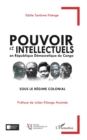 Image for Pouvoir et intellectuels en République Démocratique du Congo sous le régime colonial