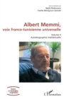 Image for Albert Memmi, voix franco-tunisienne universelle: Volume II, Autobiographie intellectuelle