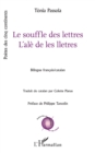Image for Le souffle des lettres / L&#39;ale de les lletres: Bilingue francais/catalan