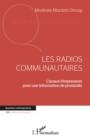 Image for Les radios communautaires: Canaux d&#39;expression pour une information de proximite