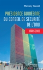 Image for Presidence guineenne du conseil de securite de l&#39;ONU: Mars 2003