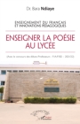Image for Enseignement du francais et innovations pedagogiques: Enseigner la poesie au lycee