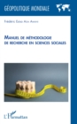 Image for Manuel de methodologie de recherche en sciences sociales
