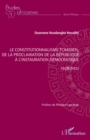 Image for Le constitutionnalisme tchadien, de la proclamation de la republique a l&#39;instauration democratique: 1958-2021