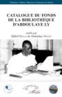 Image for Catalogue du fonds de la bibliotheque d&#39;Abdoulaye Ly