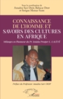 Image for Connaissance de l&#39;homme et savoirs des cultures en Afrique: Melanges en l&#39;honneur du Pr.Issiaka Prosper L.Laleye