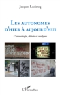 Image for Les autonomes d&#39;hier a aujourd&#39;hui