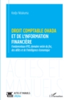Image for Droit Comptable OHADA Et De L&#39;information Financiere: Fondamentaux IFRS, Domaine Voisin Du Fisc, Des Delits Et De L&#39;intelligence Economique