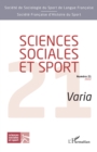 Image for Sciences sociales et sport: Varia