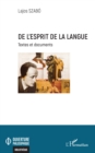 Image for De l&#39;esprit de la langue: Textes et documents