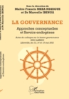 Image for La gouvernance: Approches conceptuelles et Savoirs endogenes