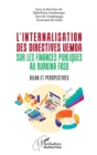 Image for L&#39;internalisation des directives UEMOA sur les finances publiques au Burkina Faso: Bilan et perspectives
