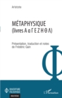 Image for Métaphysique: Livres A a G E Z H T L